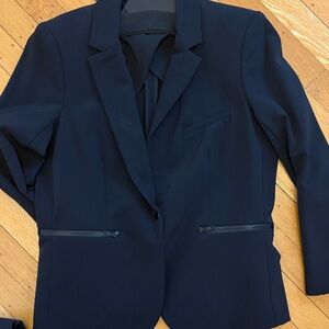 Veronica Beard Scuba schoolboy Black Dickey Women's Blazer